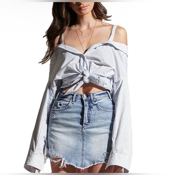 McGuire Wear This Way Striped Shirt Long Button Down  Sleeve Small - Picture 3 of 6